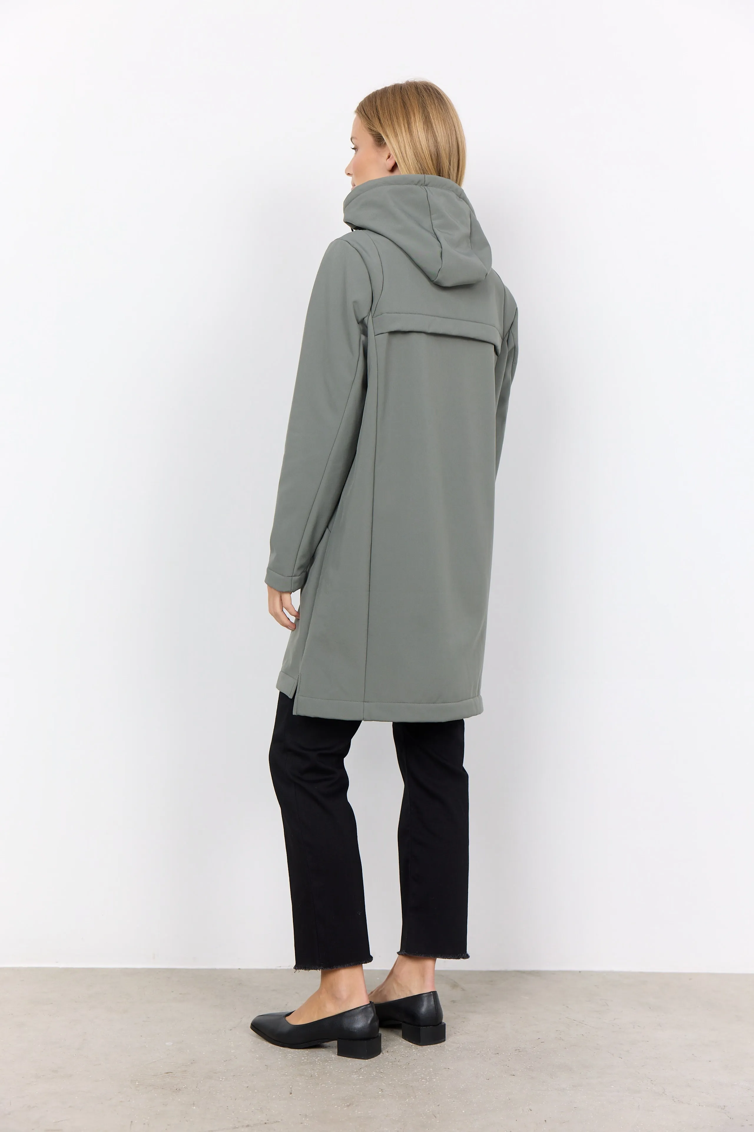 18337- Misty Green Julla Coat - Soya Concept