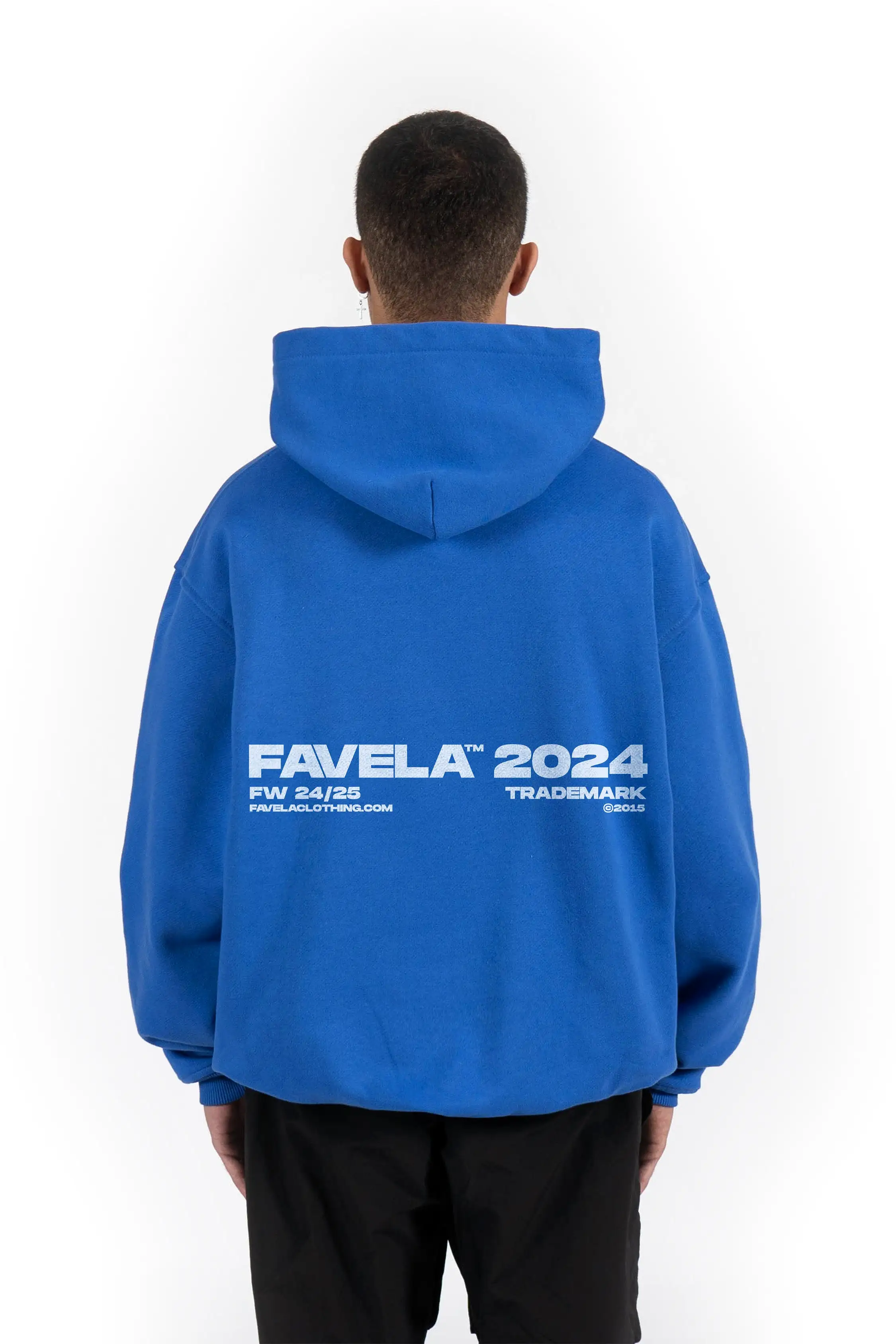 2024 ROYAL BLUE SNAP BUTTON HOODIE