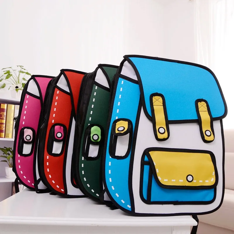 2D ILLUSION BACKPACK