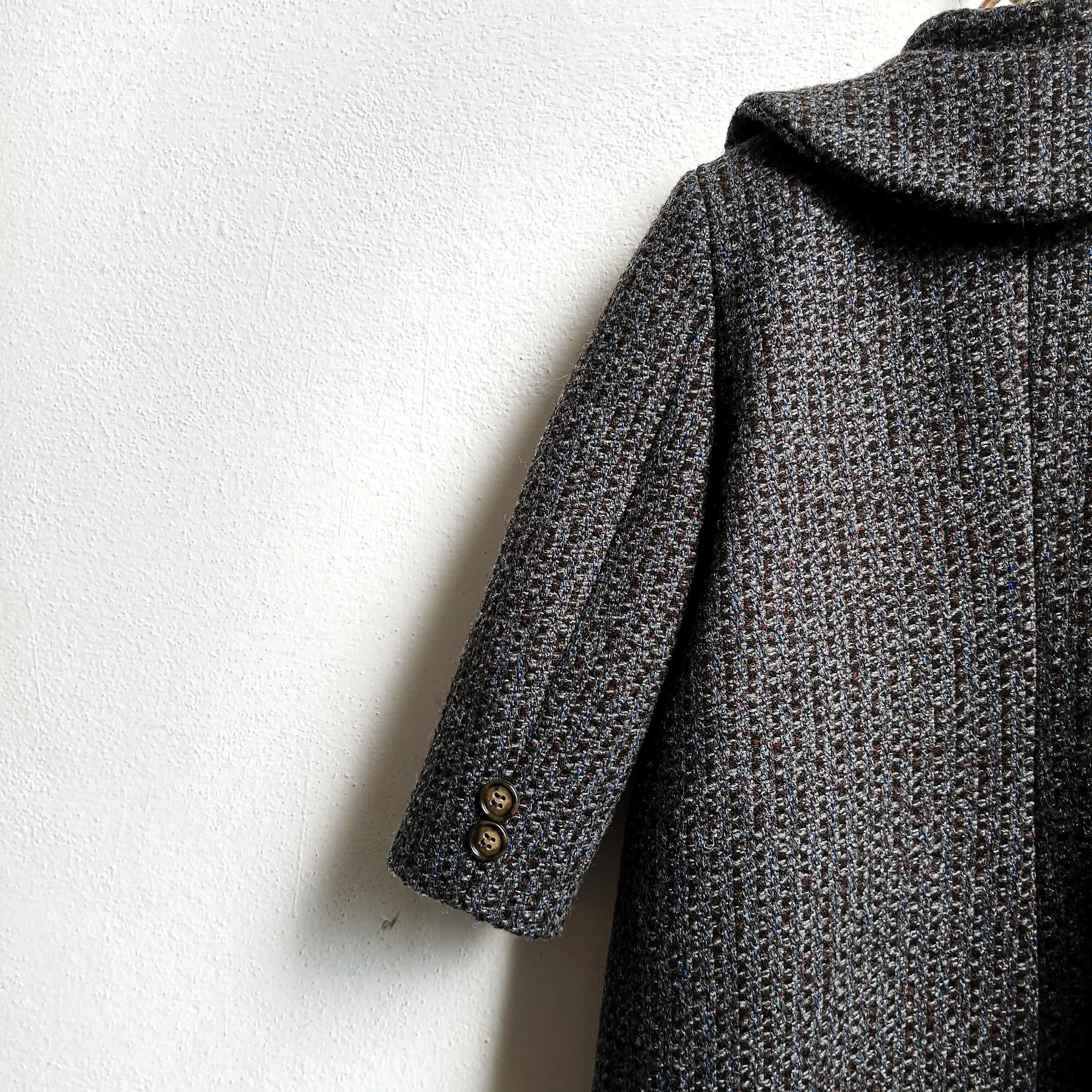 [50%OFF] Stella padded coat - Navy tweed