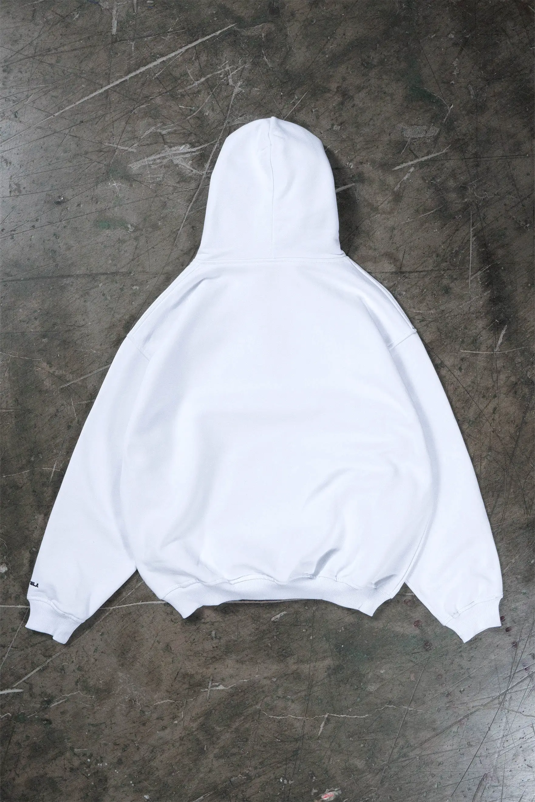 ABSTRAKT BLACK - WHITE HOODIE