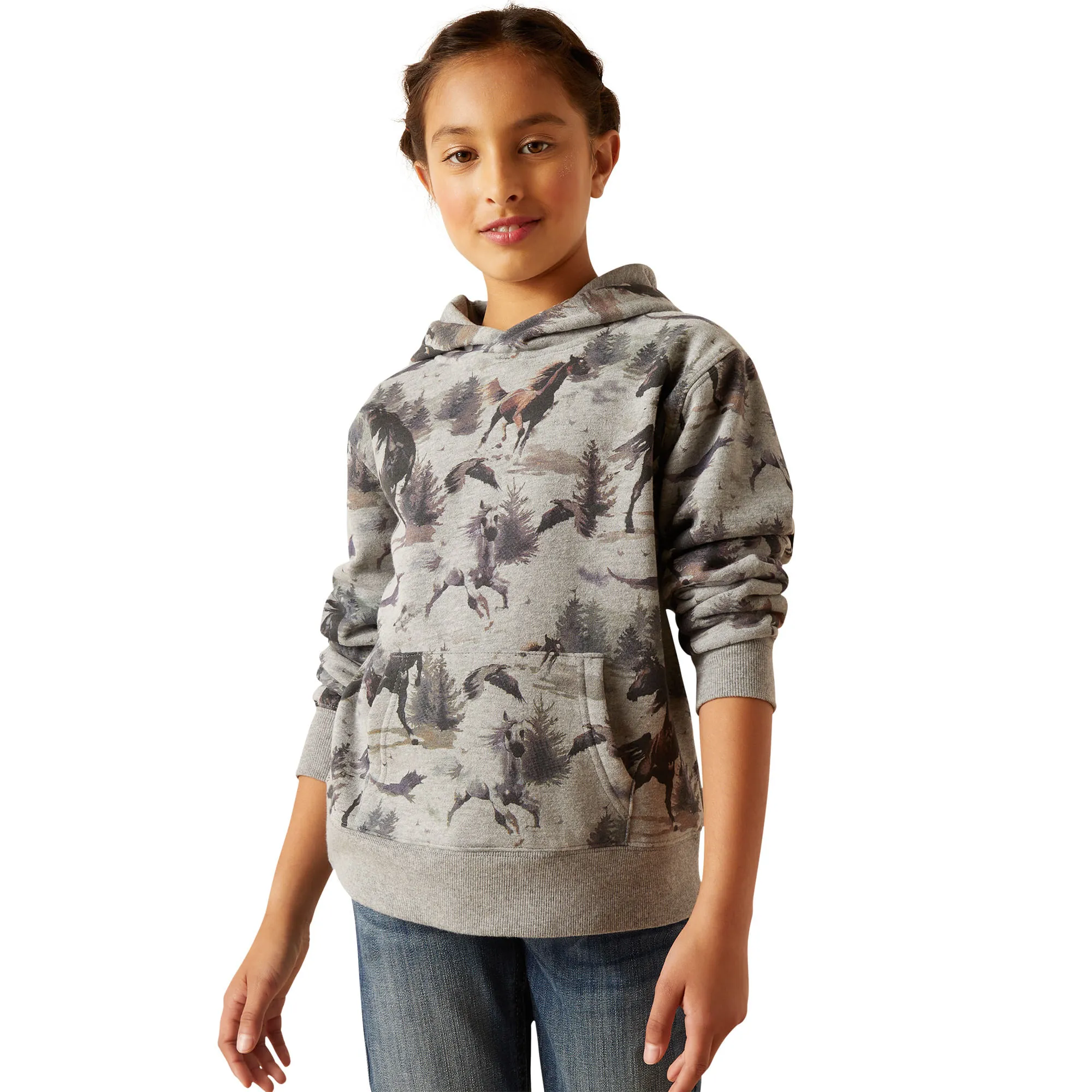 Ariat Girls Misty Horse Hoodie