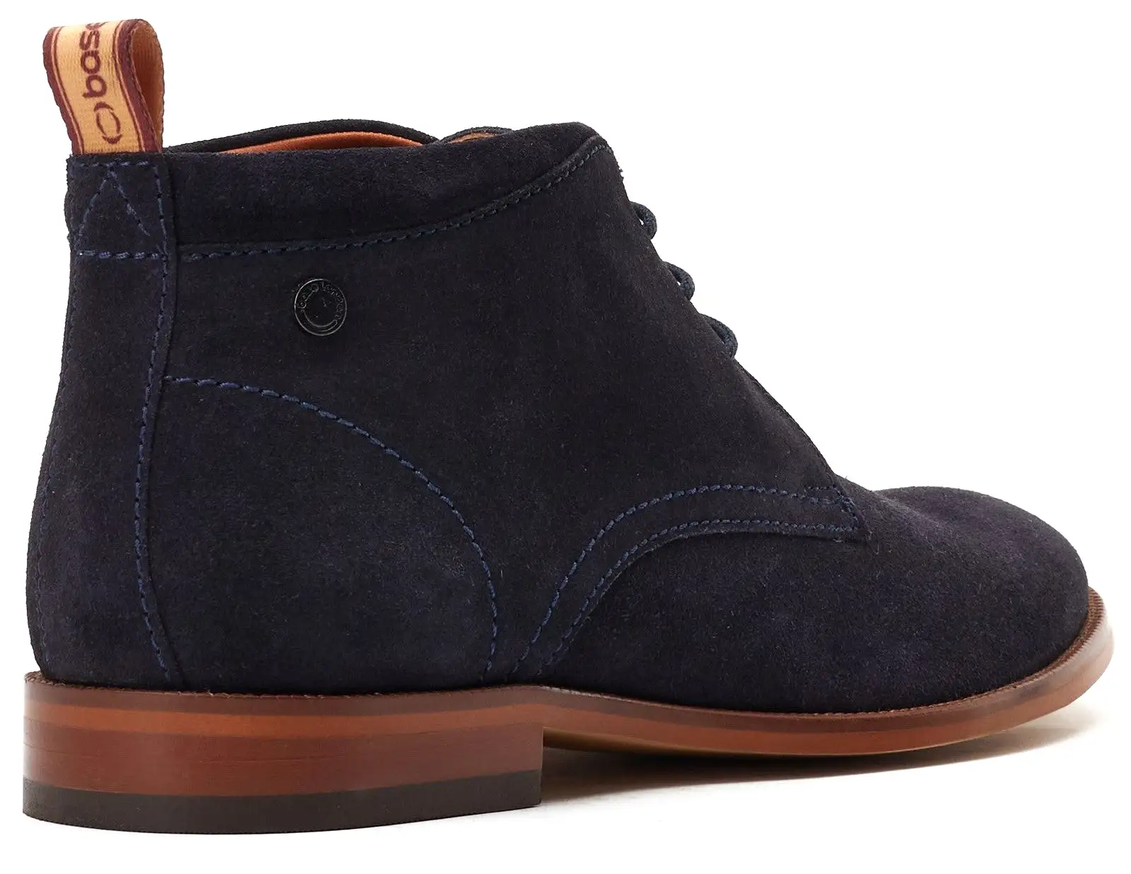 Base London Nolan Mens Suede Leather Chukka Boot