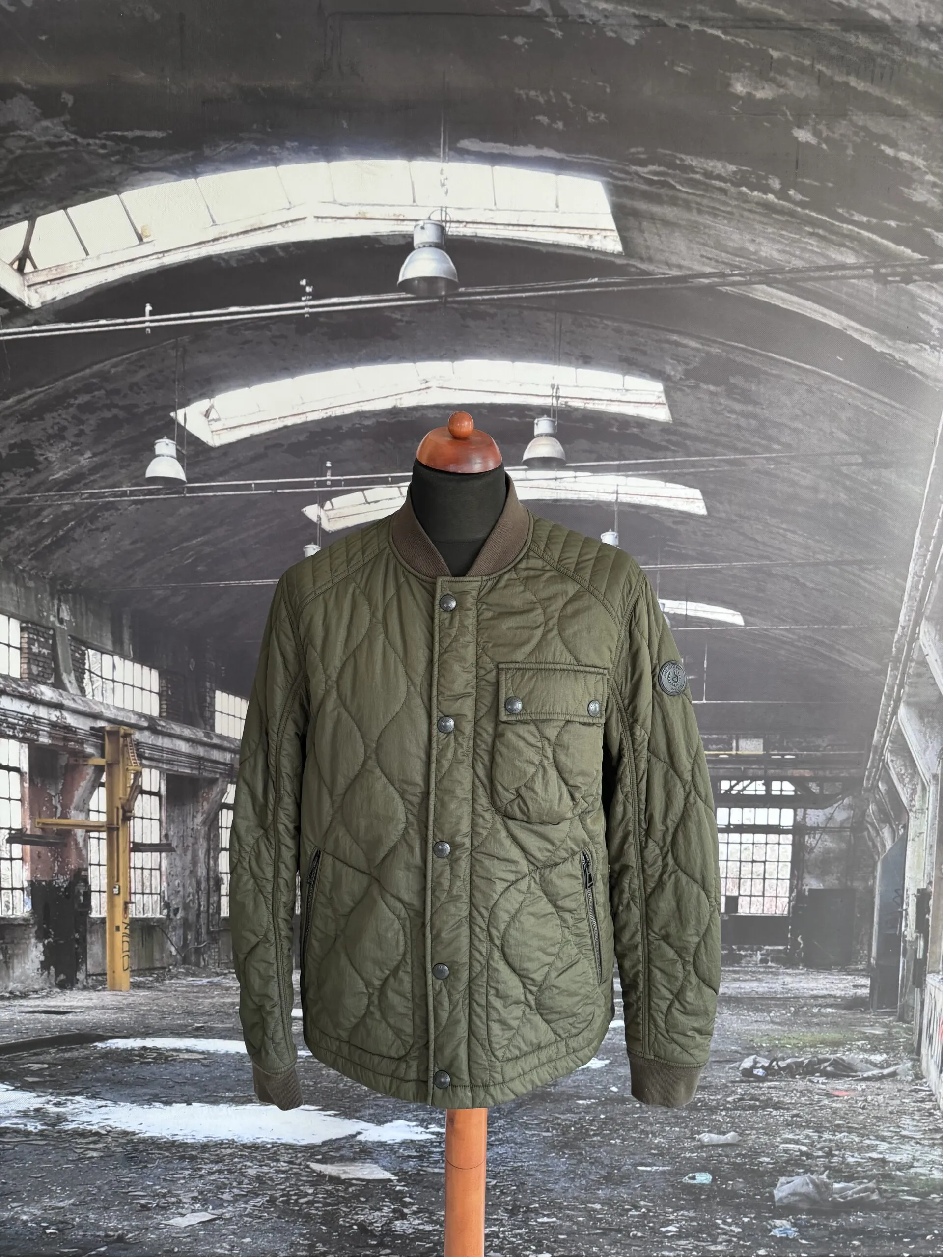 BELSTAFF QUILTED MILITARY JACKET