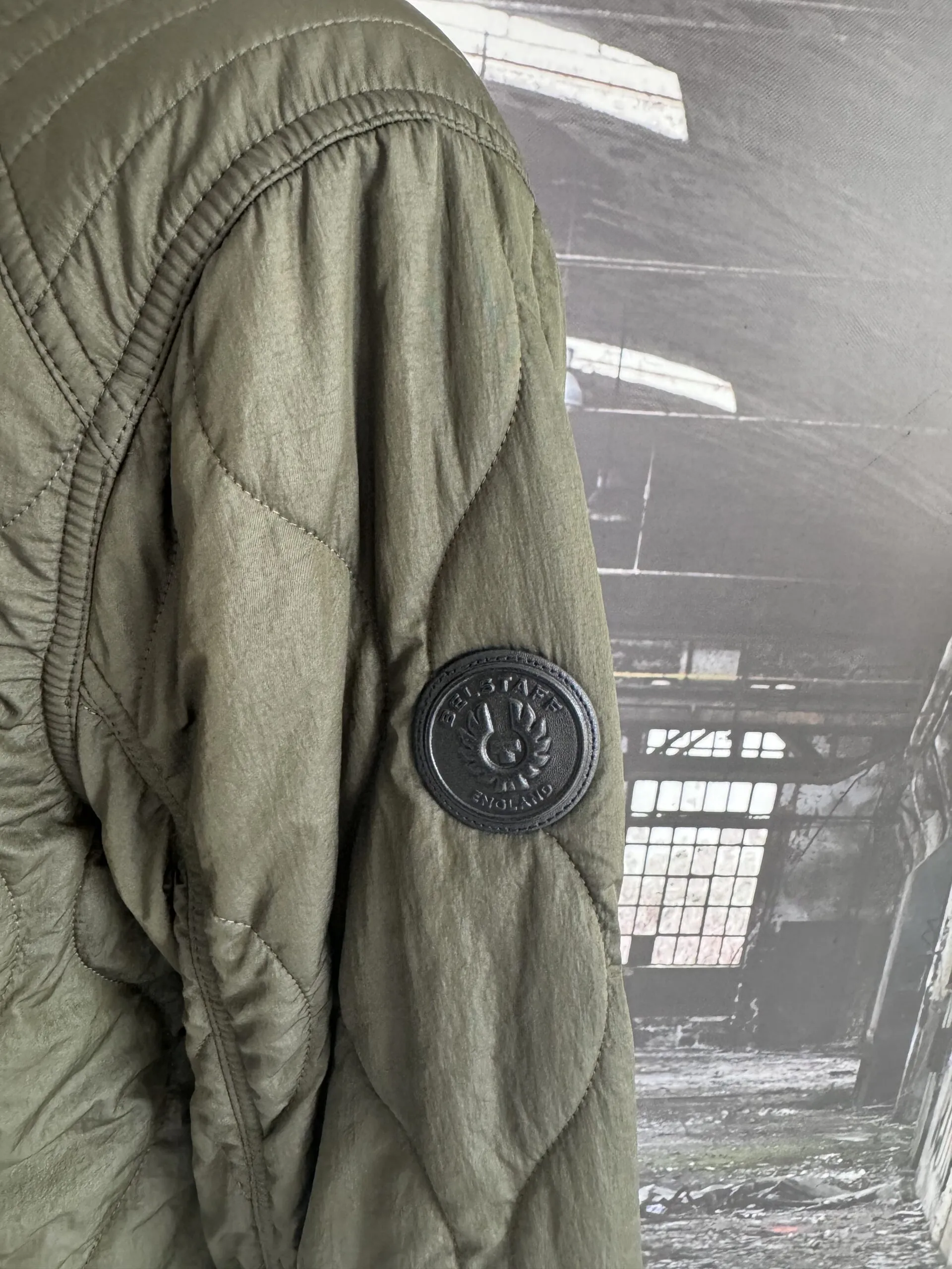 BELSTAFF QUILTED MILITARY JACKET