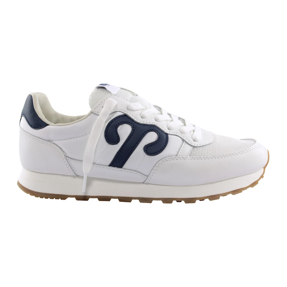 Bianco Blu Sneakers Eleganti