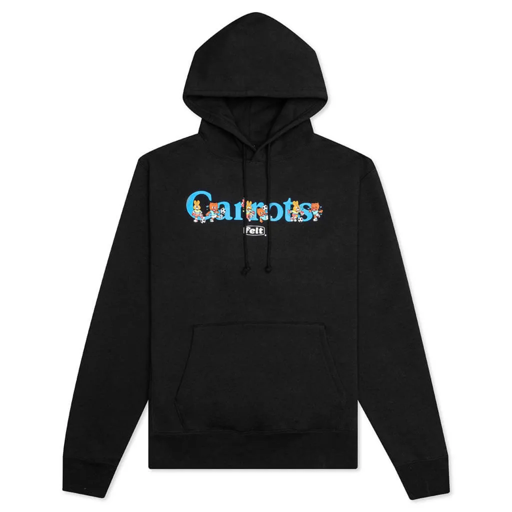 Carrots by Wordmark Hoodie - Black