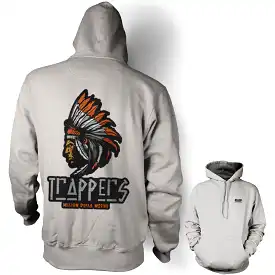 Chenille Trappers - Sand Hoodie Sweatshirt