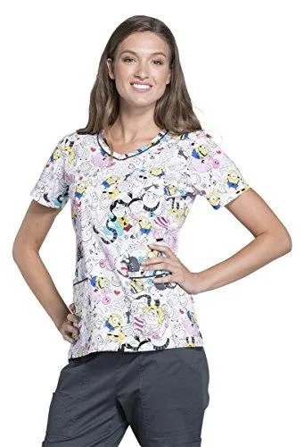 Cherokee Tooniforms TF633 Women's V-Neck Top