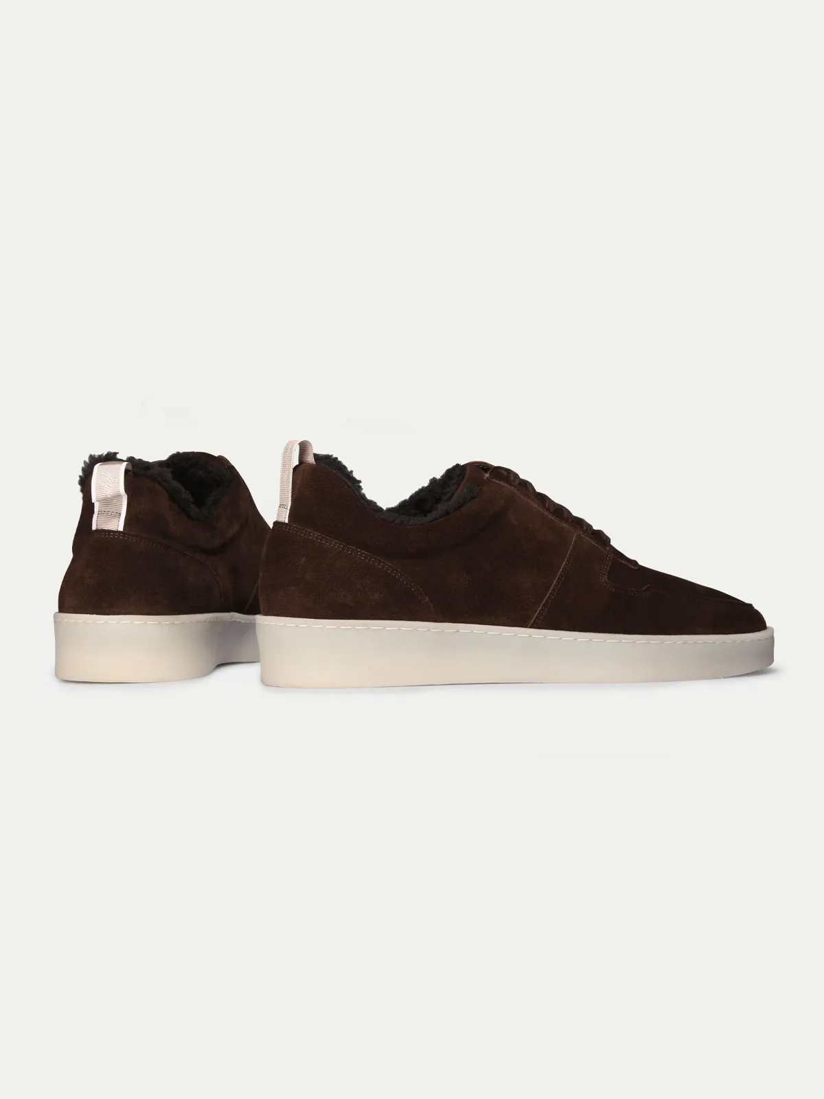 Chocolate Shearling Bayside Sneaker