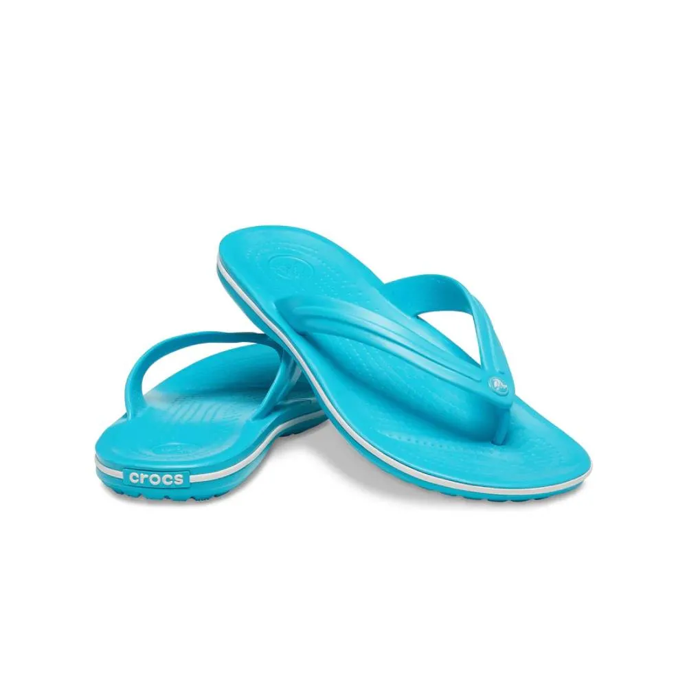 CROCS Men's Crocband Flip Slipper (Digital Aqua)