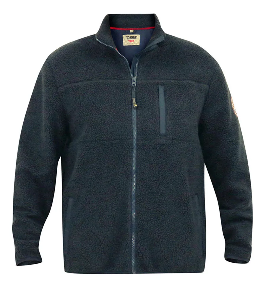 D555 Mens Sherpa Fleece Jacket With Micro Fleece Lining (SMITH)