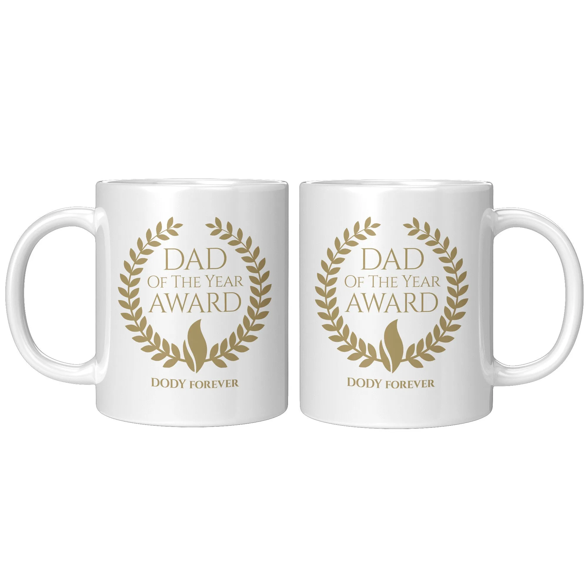 Dad Of The Year Award Personalized Ceramic Mug