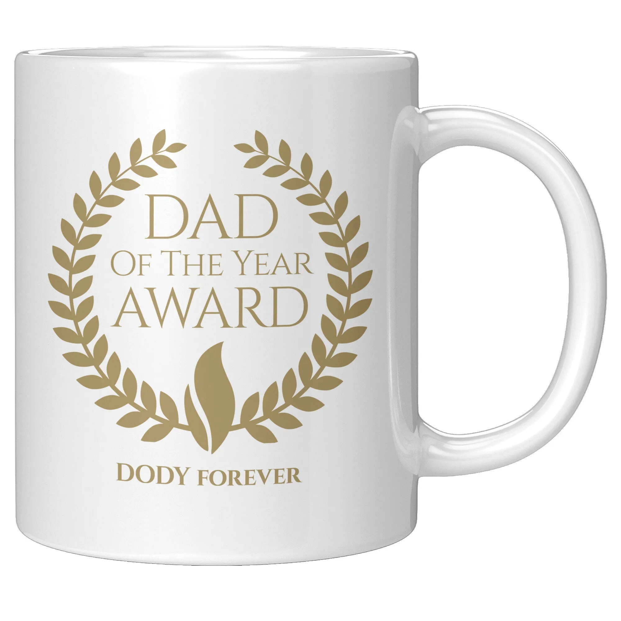 Dad Of The Year Award Personalized Ceramic Mug