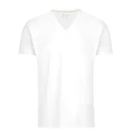 DEEP V-NECK UNDERSHIRT - WHITE