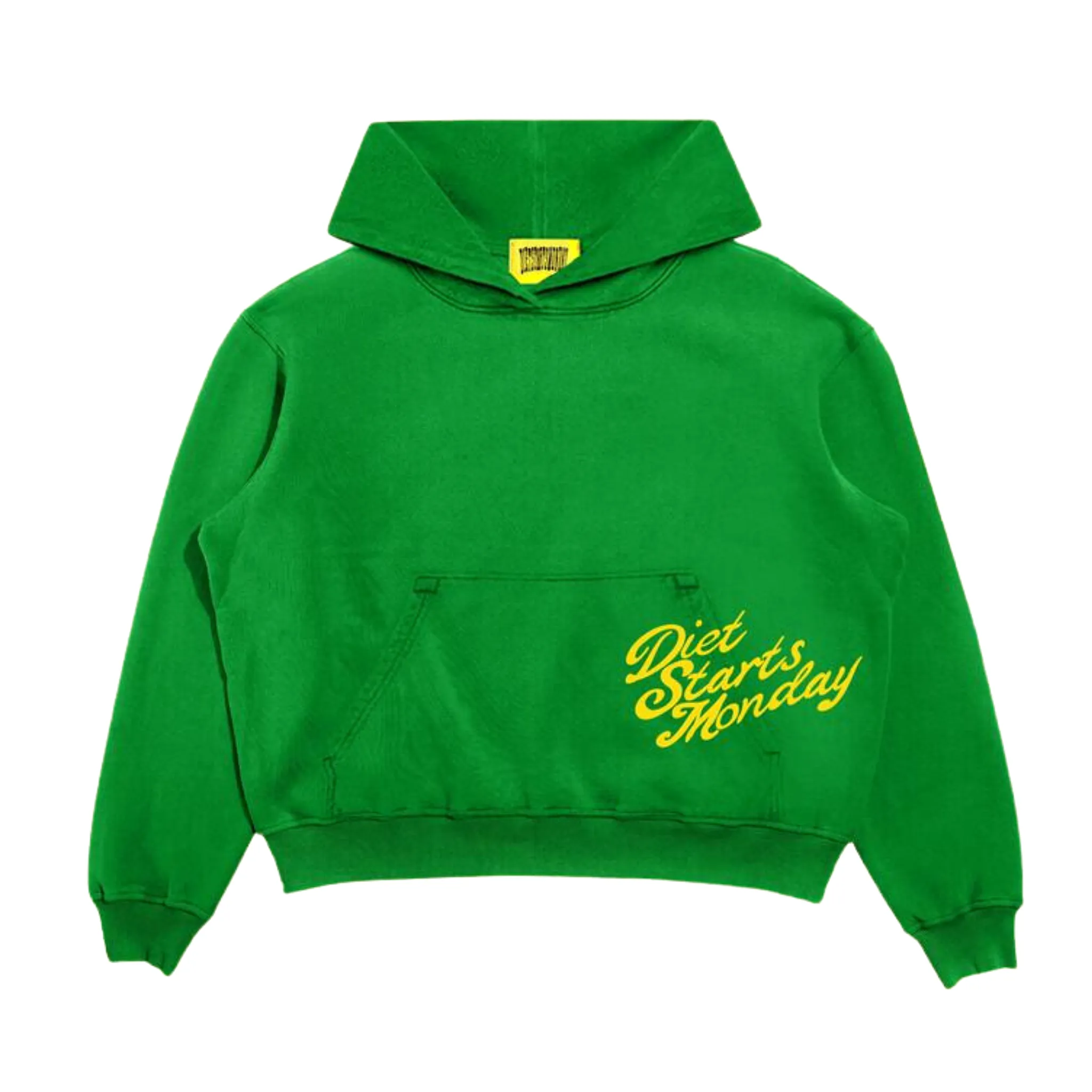 Diet Starts Monday Overlap Script Hoodie (Green)