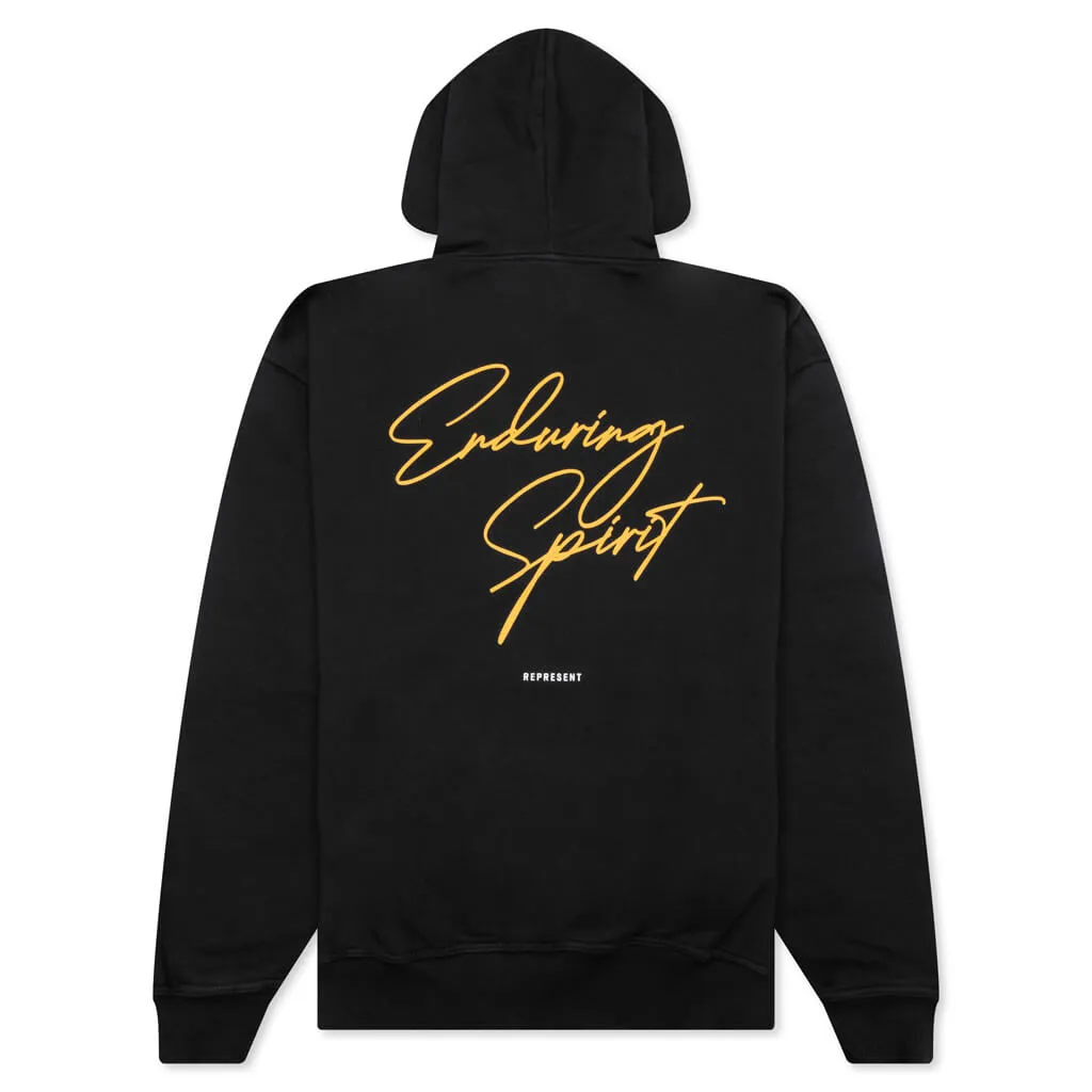 Enduring Spirit Hoodie - Off Black