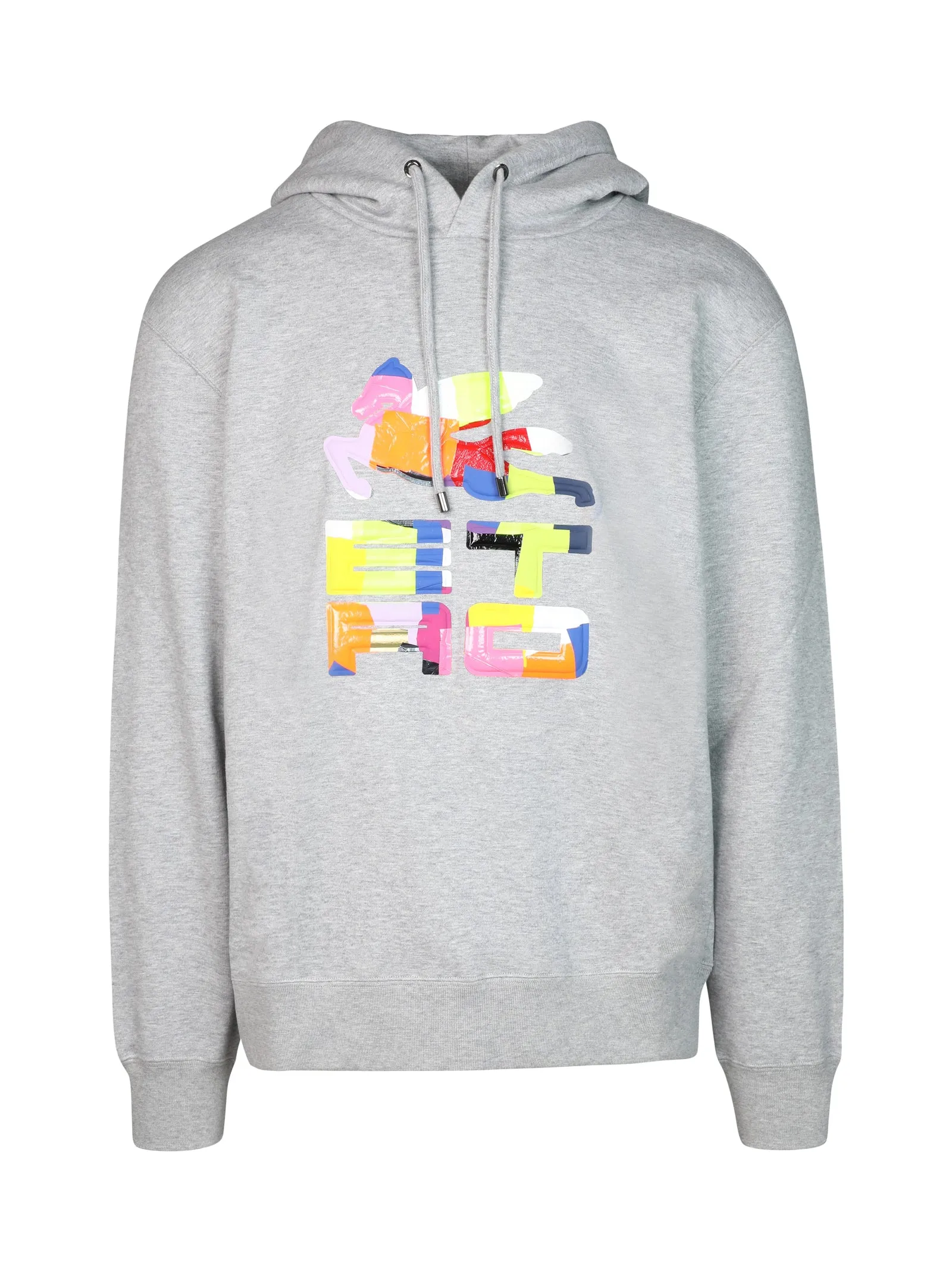 Etro Logo Printed Drawstring Hoodie