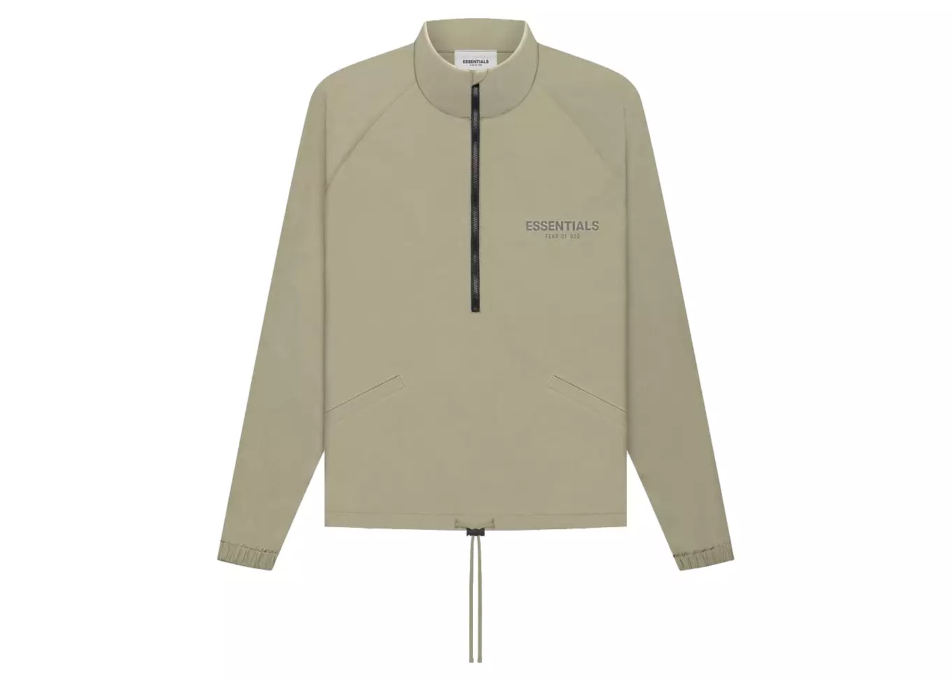 Fear of God Essentials Half Zip Track Jacket Pistachio