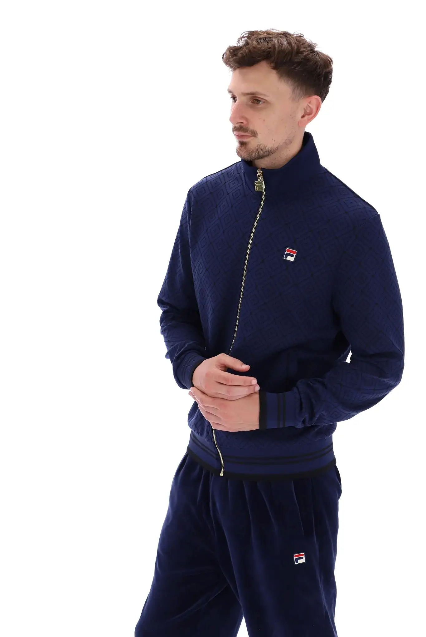 Fila Vintage ROBERTO Track Jacket/Fila Navy 410 - New AW23