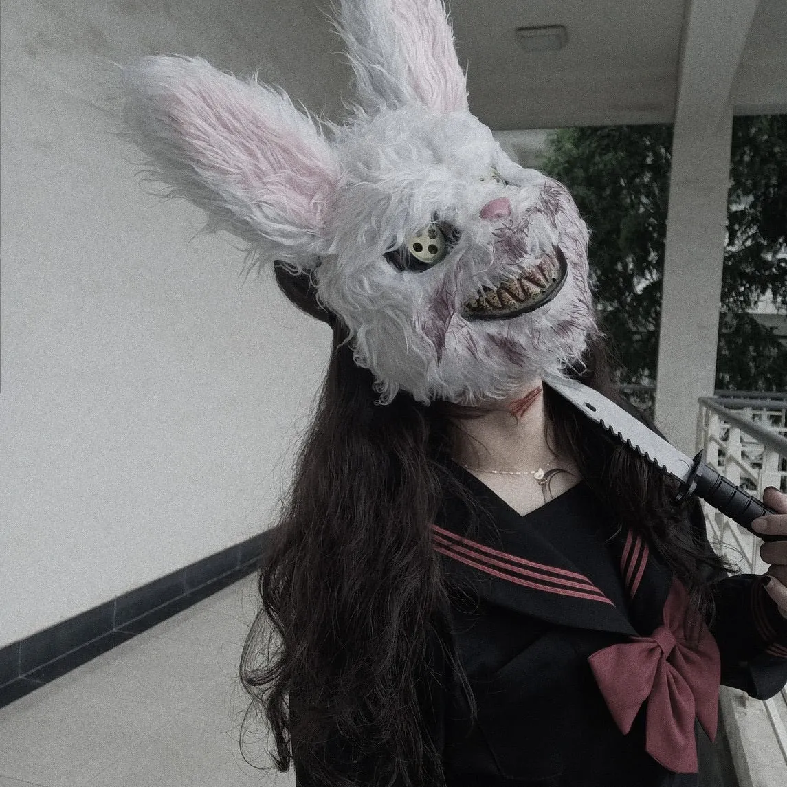 Halloween bloody rabbit / bear mask