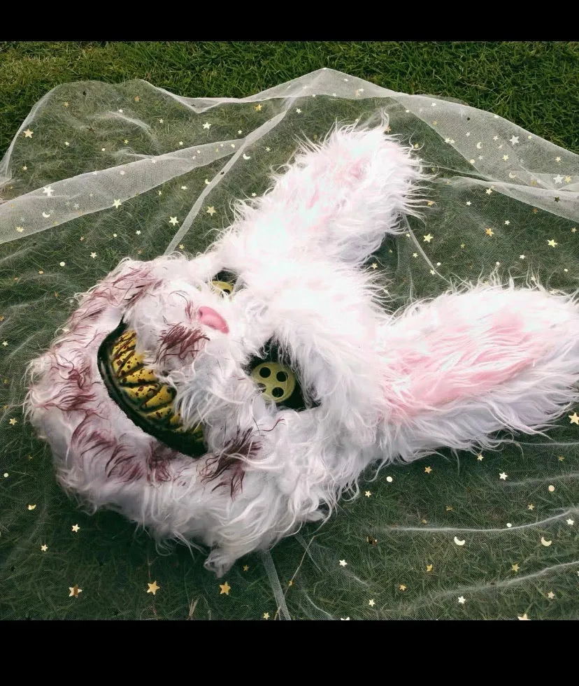 Halloween bloody rabbit / bear mask