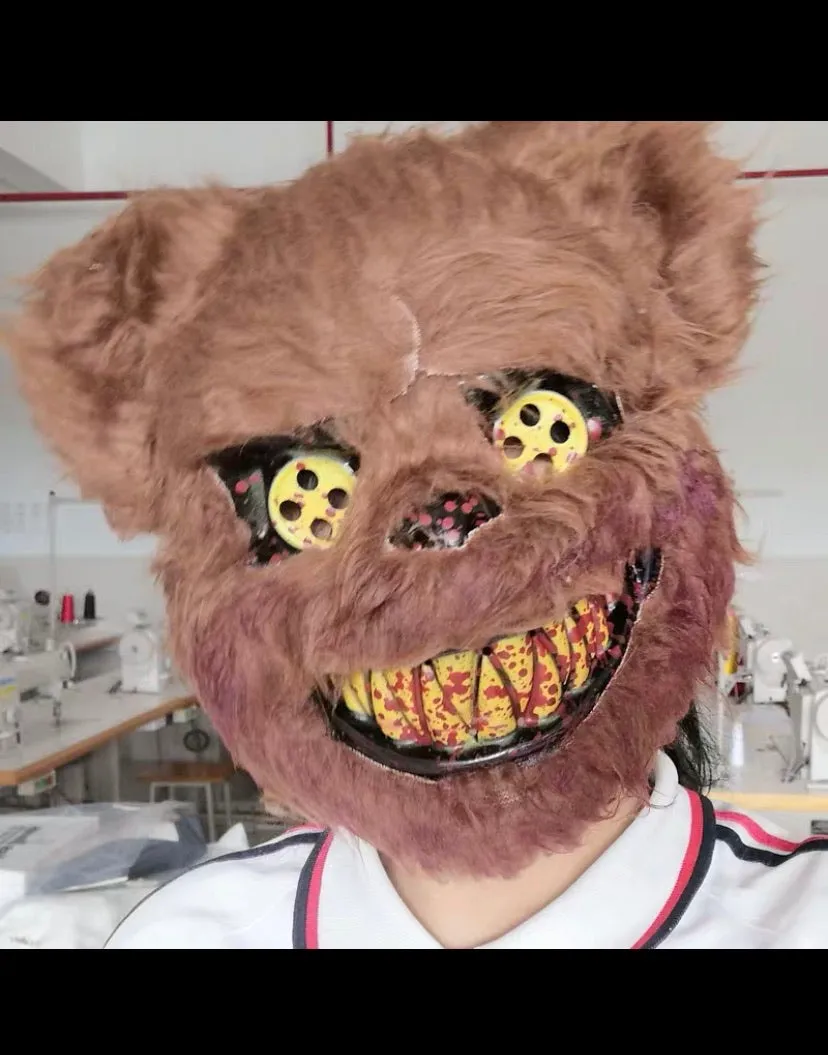 Halloween bloody rabbit / bear mask