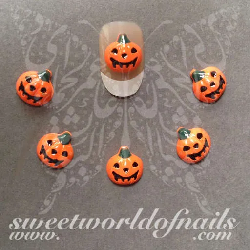 Halloween Nail Art 3D Pumpkin Nail Art Charms