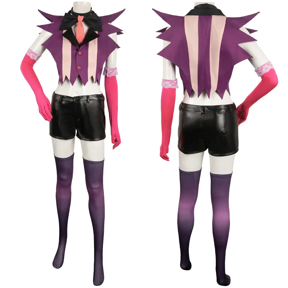 Hazbin Hotel Angel Dust Cosplay Costume Outfits Halloween Carnival Suit