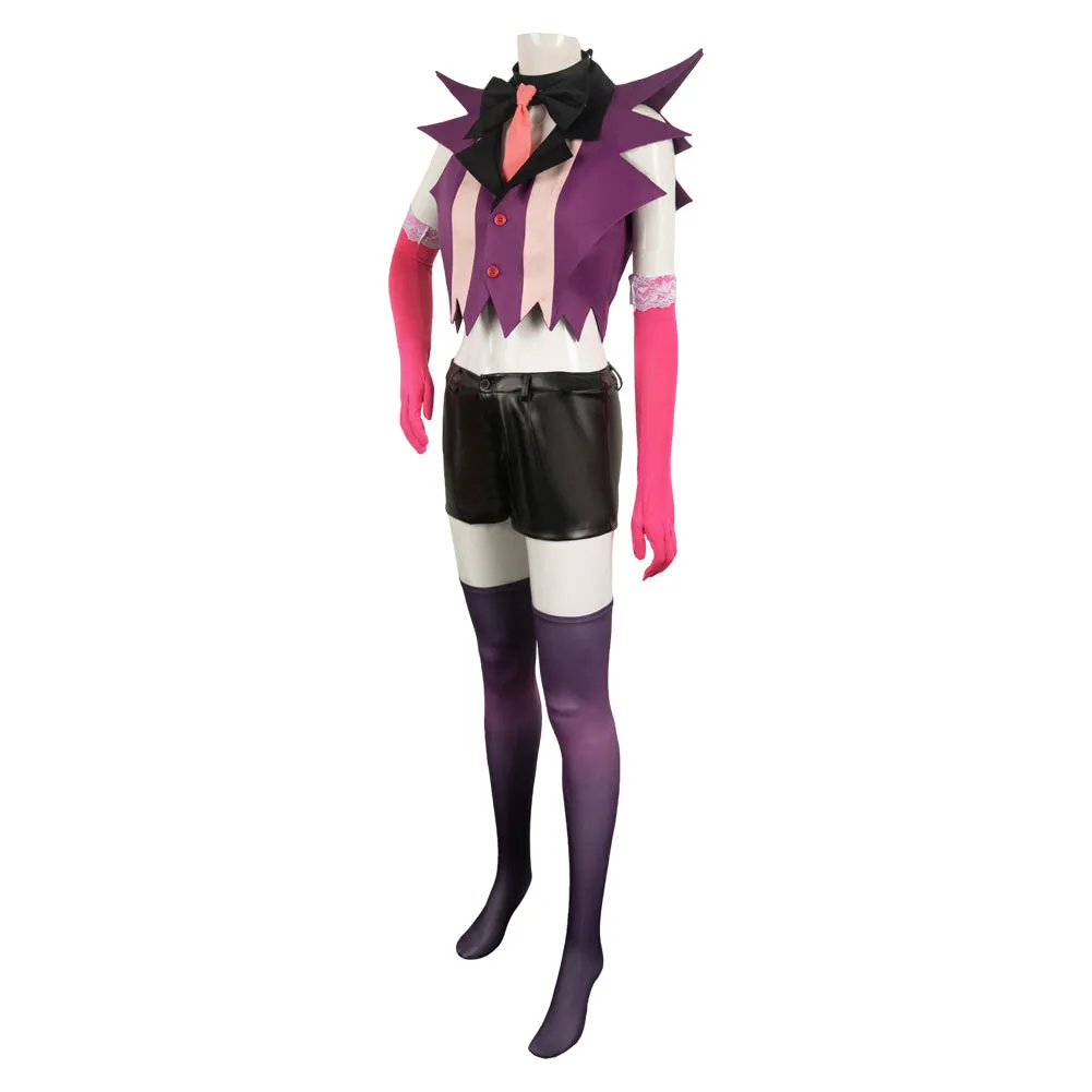 Hazbin Hotel Angel Dust Cosplay Costume Outfits Halloween Carnival Suit