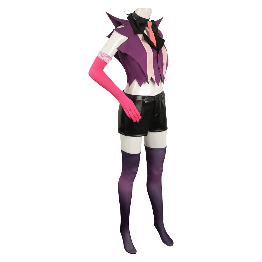 Hazbin Hotel Angel Dust Cosplay Costume Outfits Halloween Carnival Suit