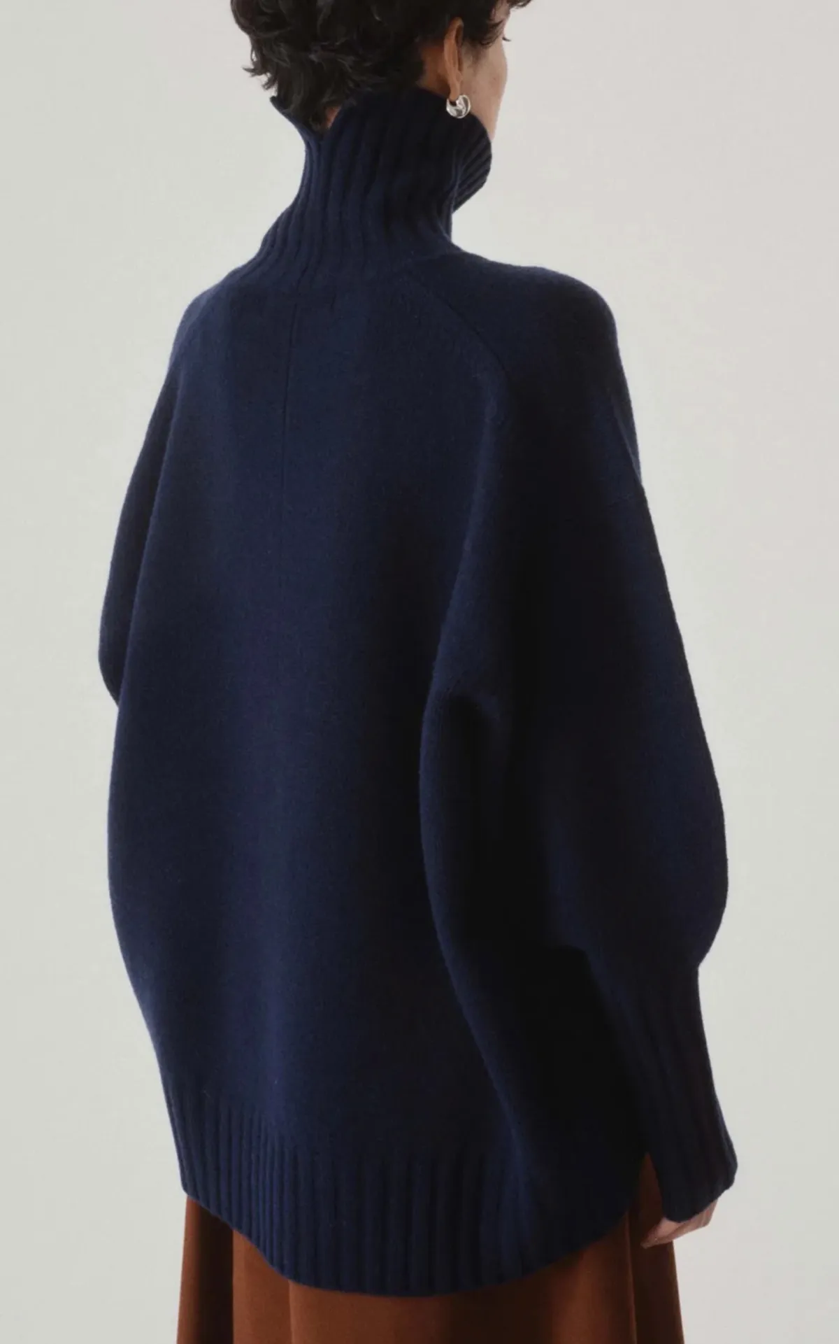 Highcollar Sweater - Indigo