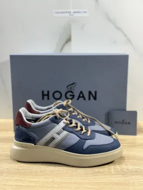 Hogan H580 uomo sneaker Pelle Blu memory foam Luxury Hogan Men Shoes 3