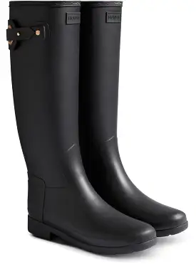 Hunter Refined Tall Womens Eyelet Buckle Wellington