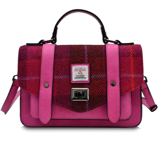 Islander The Medium Satchel with Harris Tweed