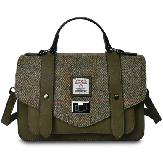 Islander The Medium Satchel with Harris Tweed