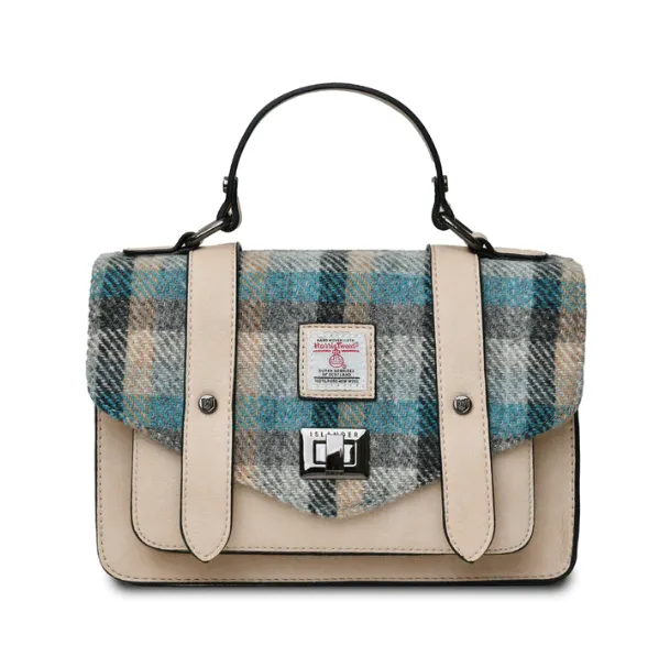 Islander The Medium Satchel with Harris Tweed