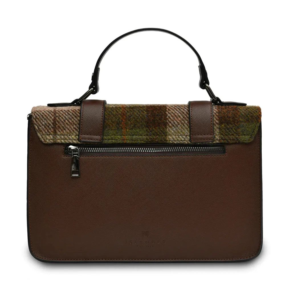 Islander The Medium Satchel with Harris Tweed