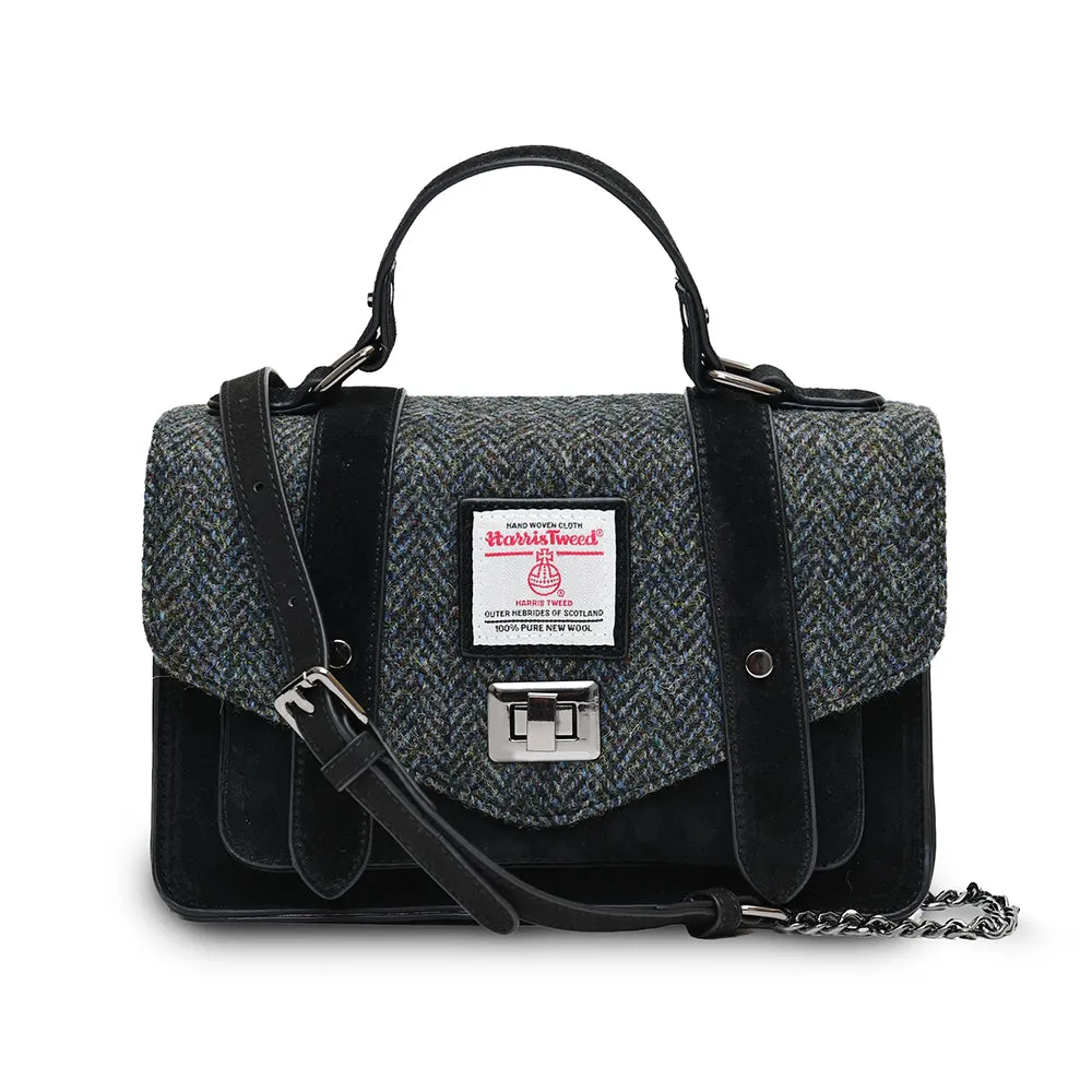 Islander The Medium Satchel with Harris Tweed