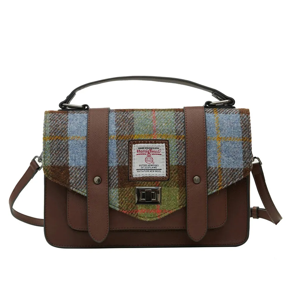 Islander The Medium Satchel with Harris Tweed