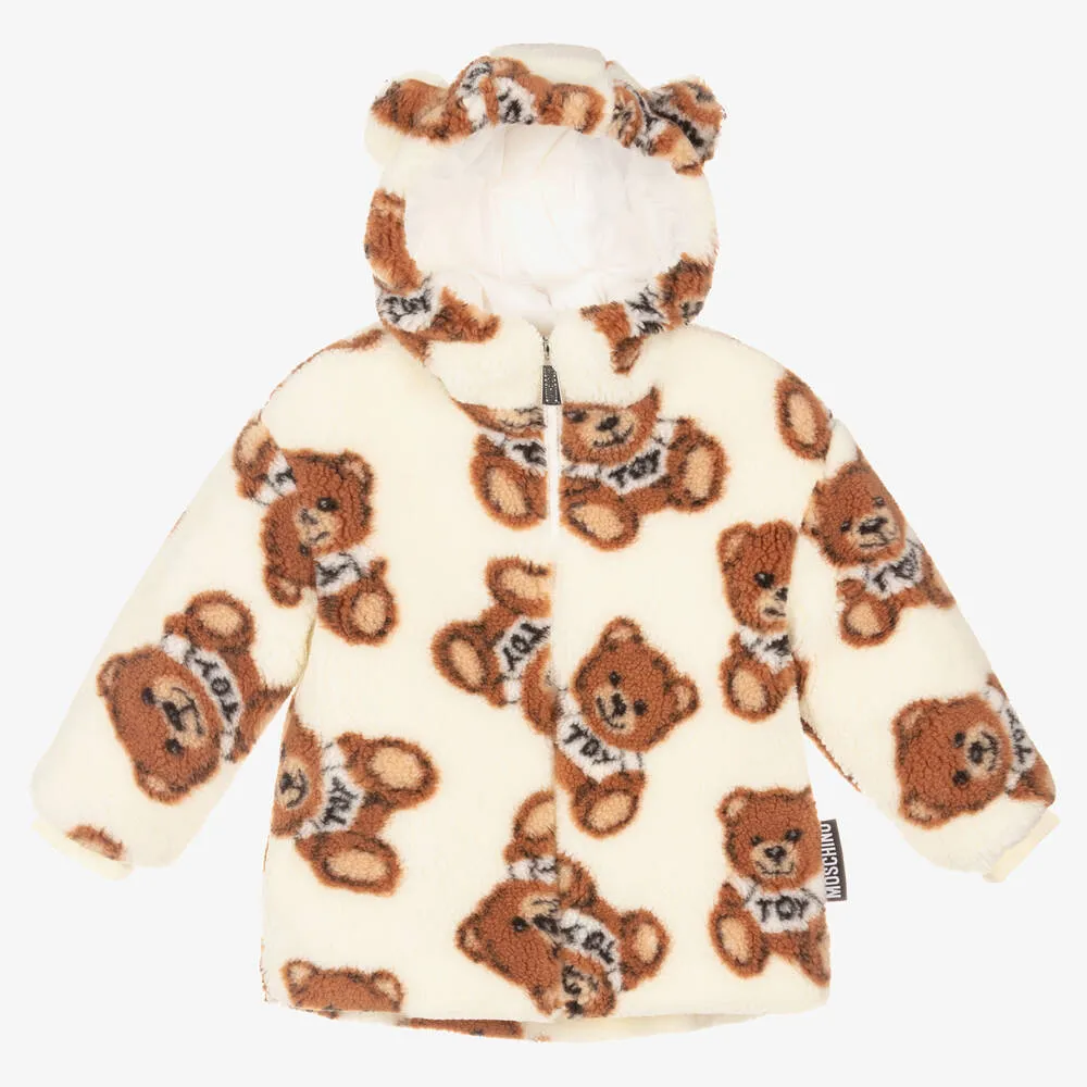 Ivory Teddy Fleece Jacket