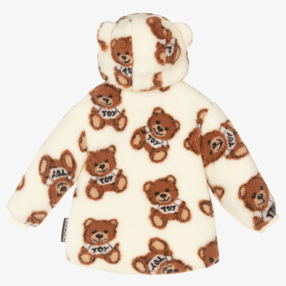 Ivory Teddy Fleece Jacket