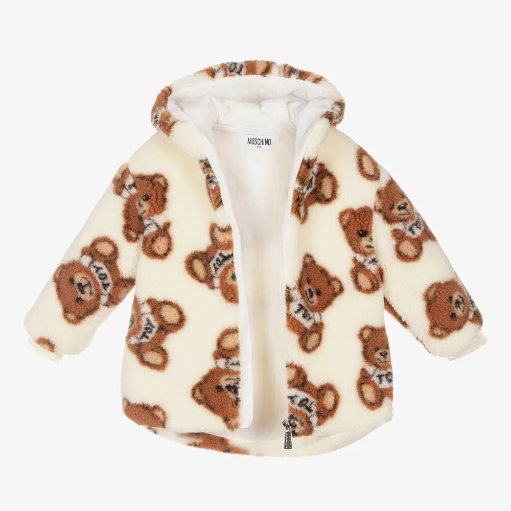 Ivory Teddy Fleece Jacket