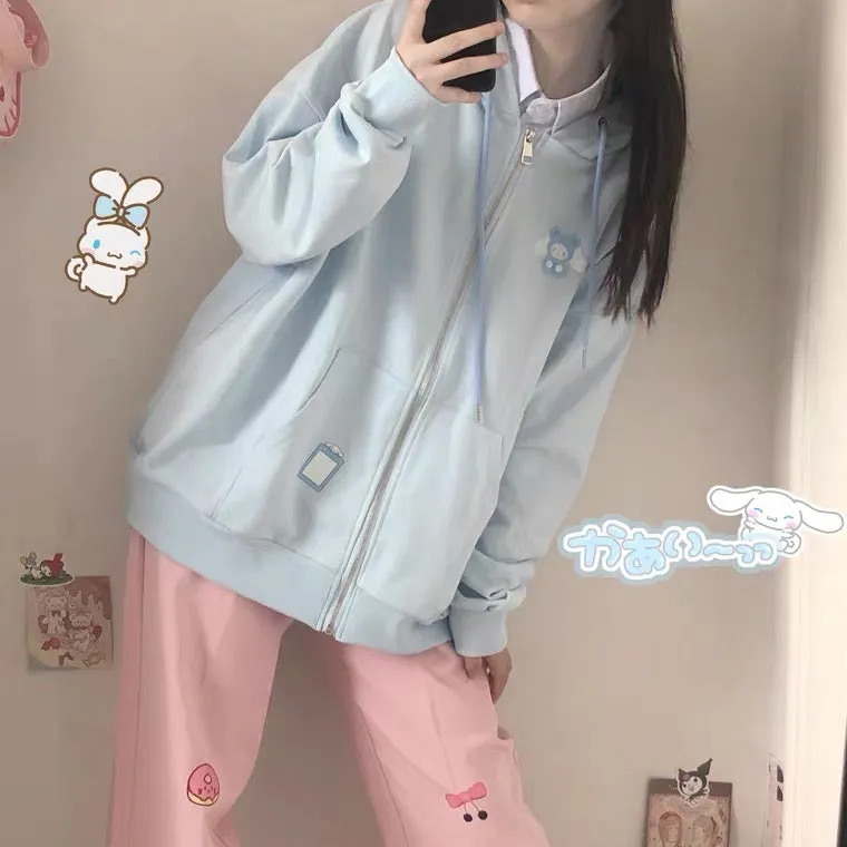 Japanese cute Sanrio zipper coat hoodie BY109