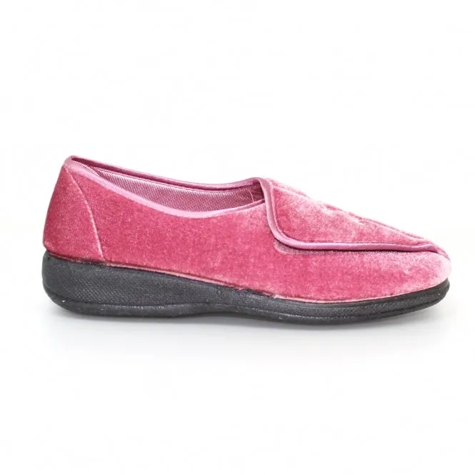 Ladies Bedroom Slippers Heather Lunar Soft Insoles JULIET