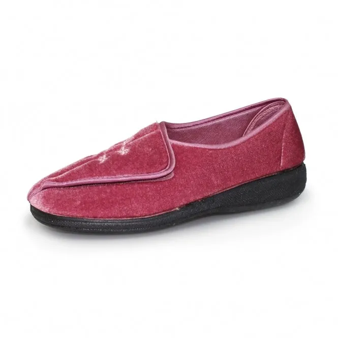 Ladies Bedroom Slippers Heather Lunar Soft Insoles JULIET