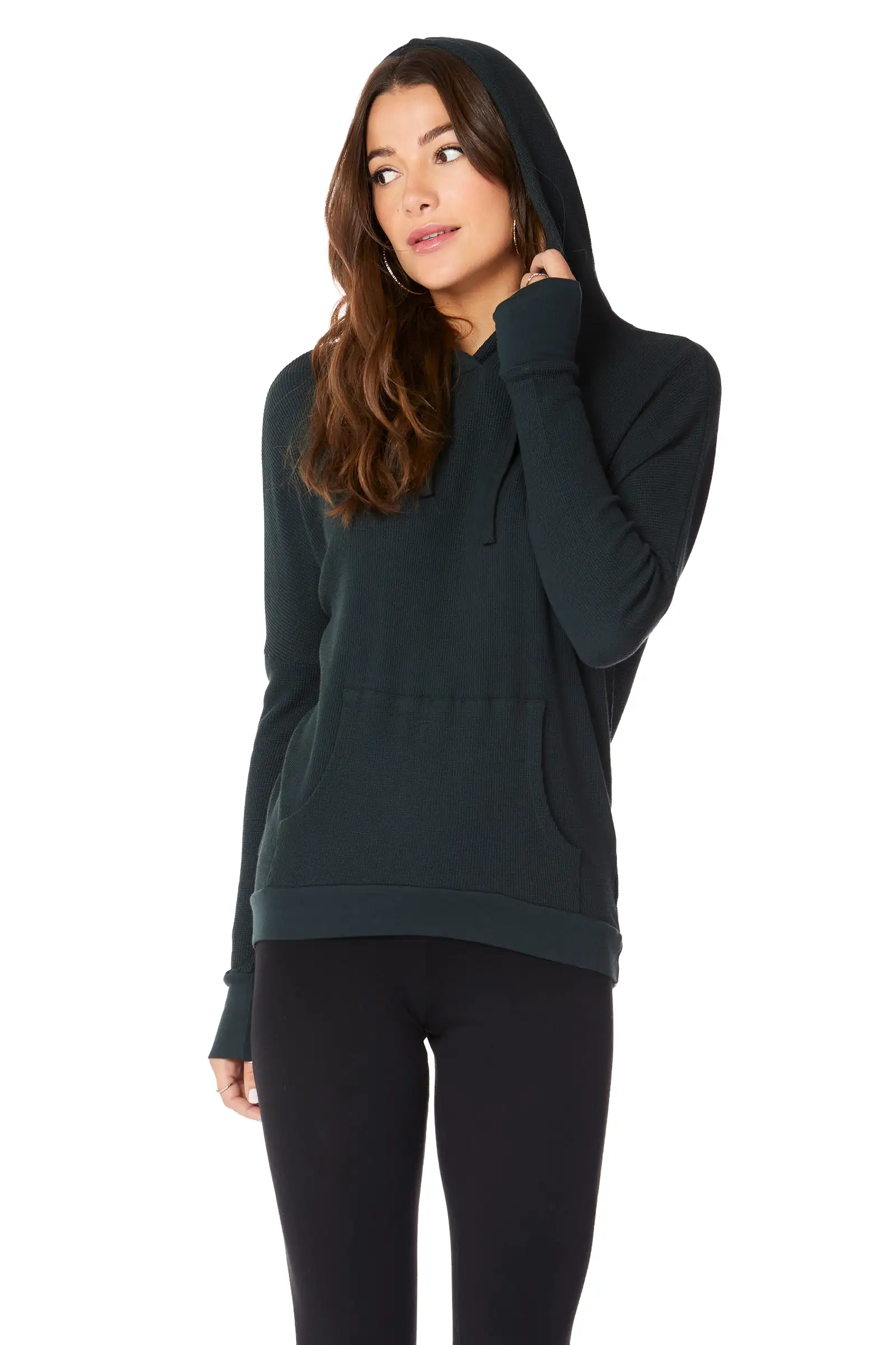 LONG SLEEVE POCKET HOODIE