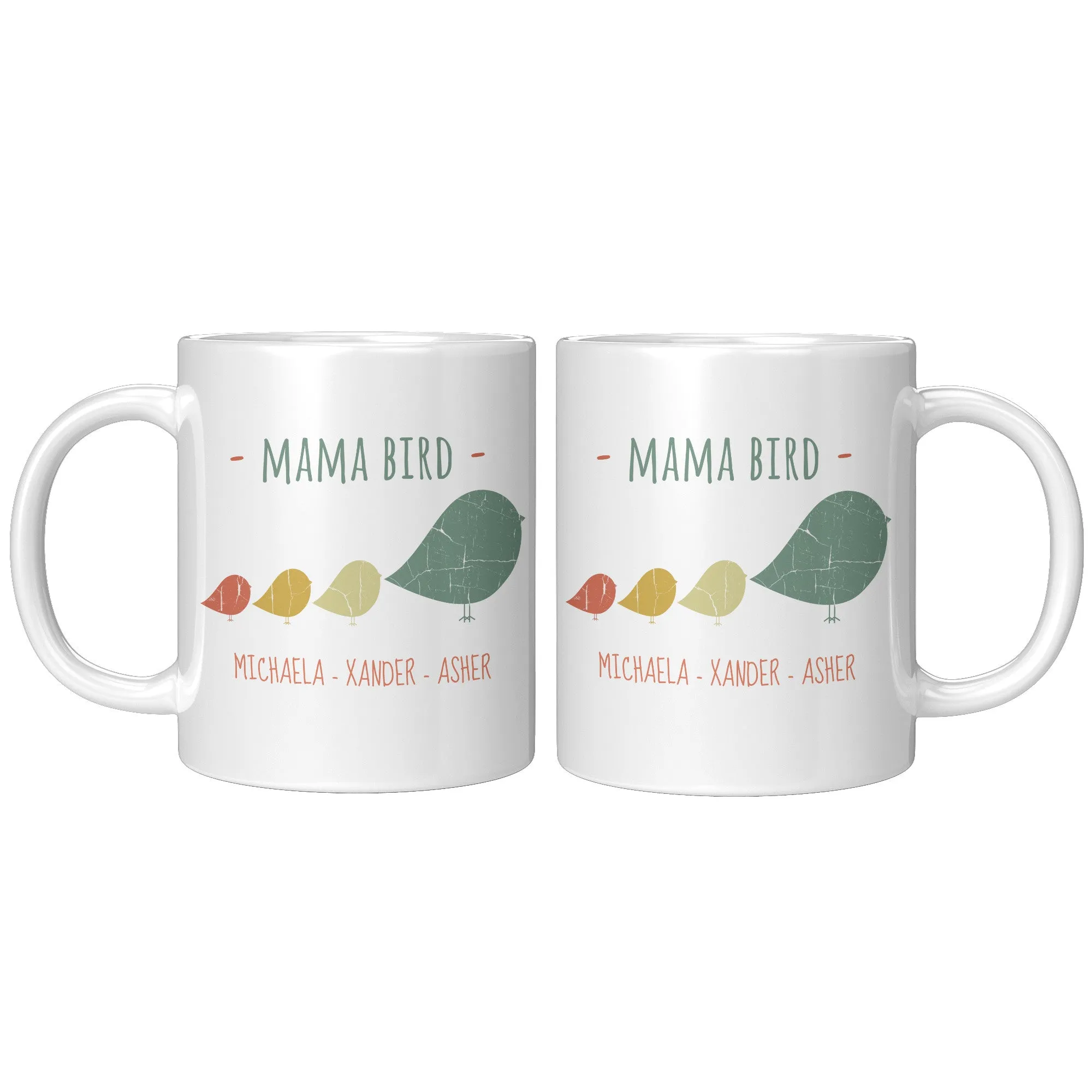 Mama Bird Ceramic Mug Michaela Xander Asher