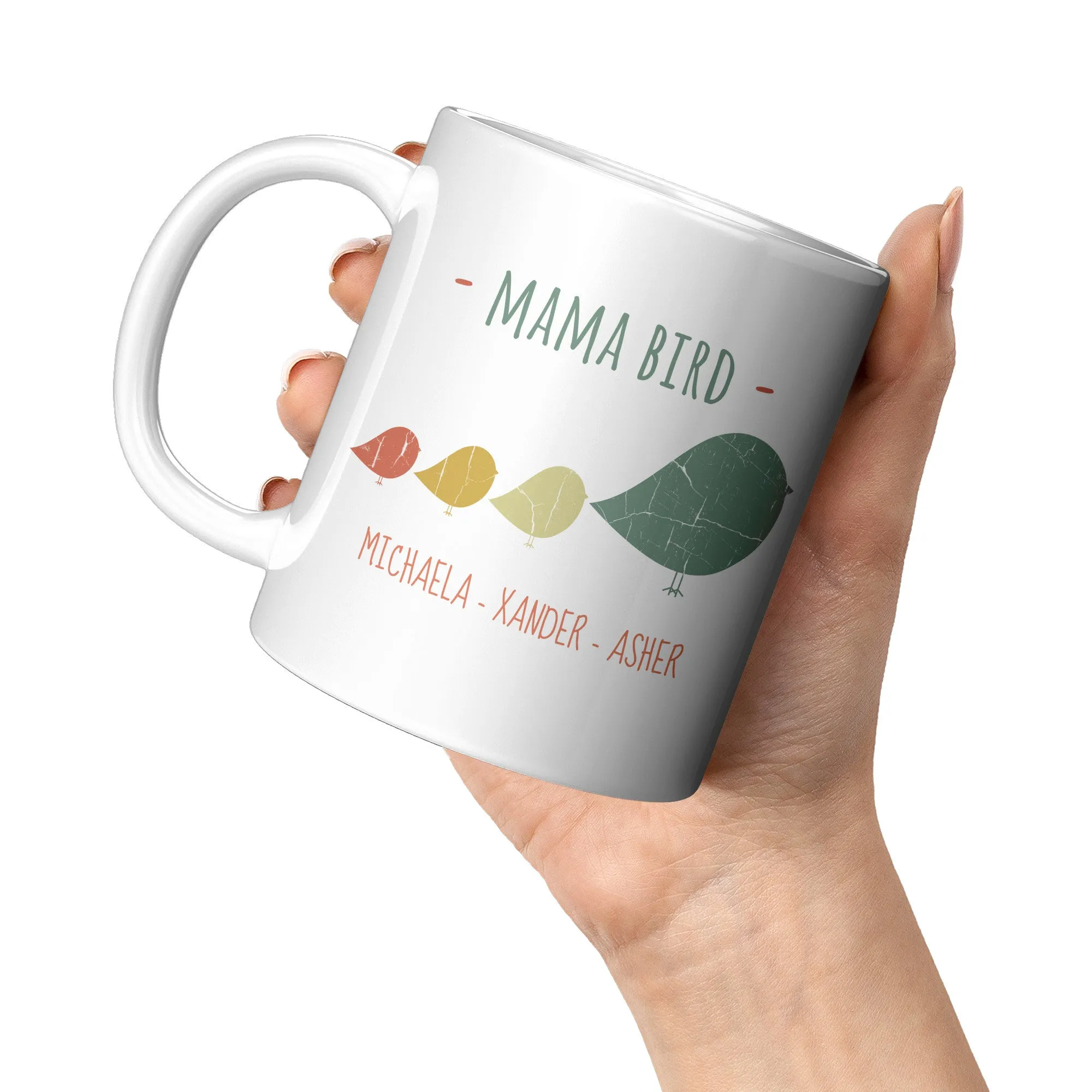 Mama Bird Ceramic Mug Michaela Xander Asher