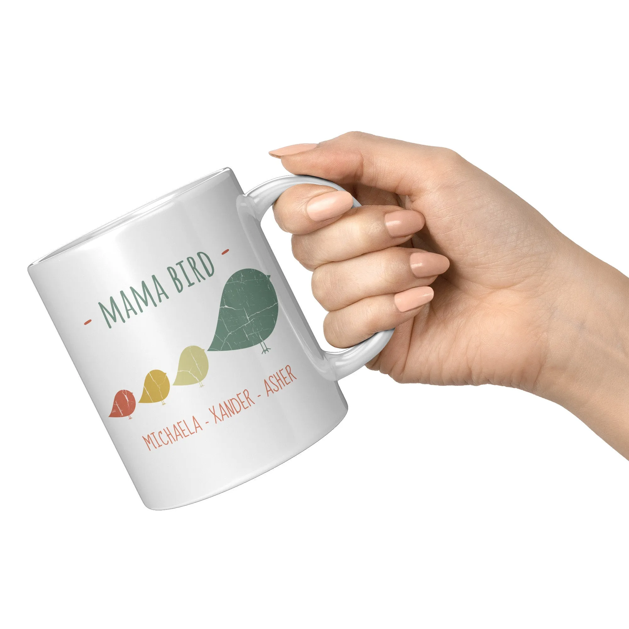 Mama Bird Ceramic Mug Michaela Xander Asher